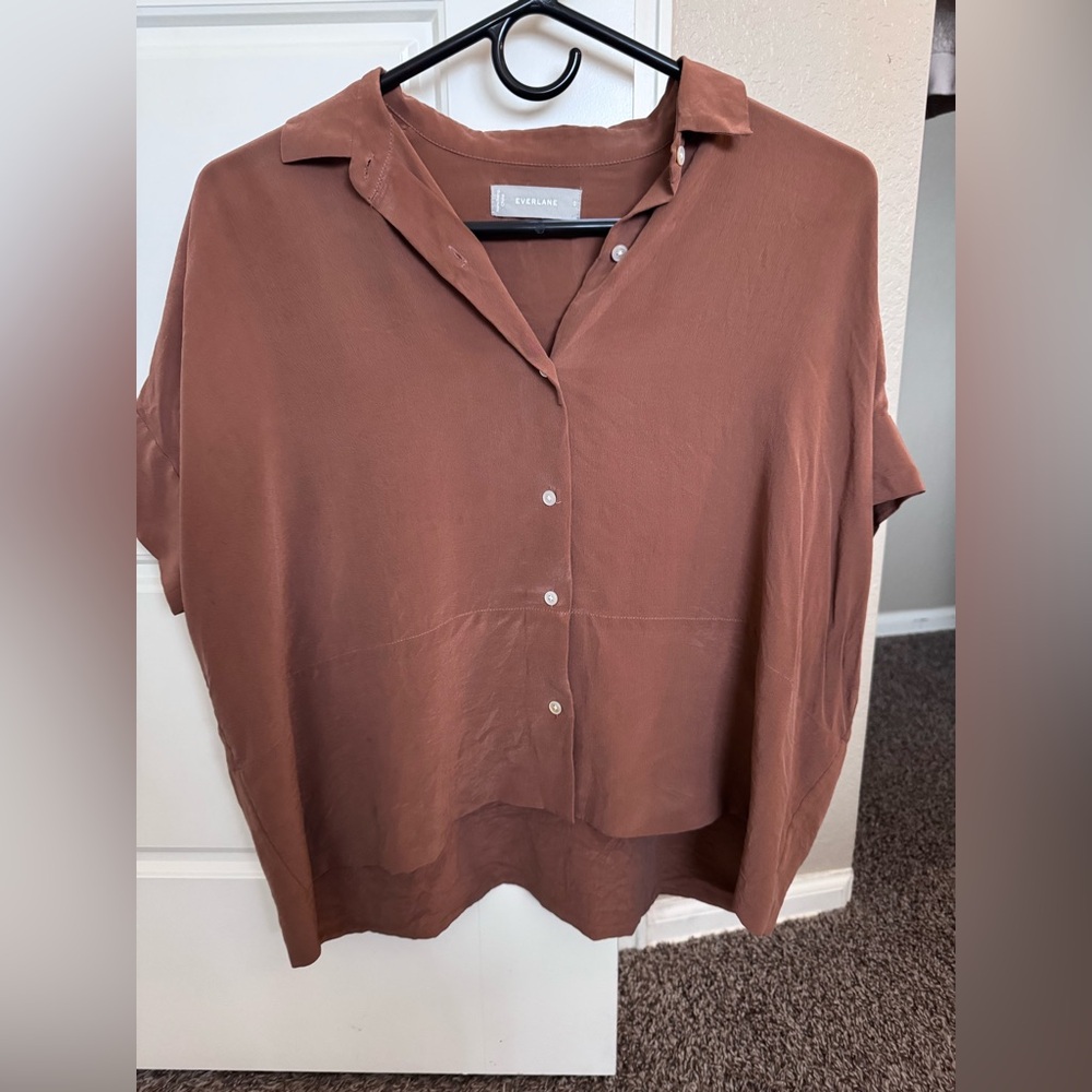 Everlane 100% Silk Blouse - Size 0